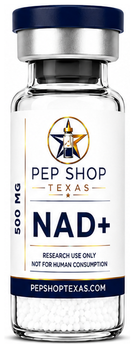 NAD+ 500 MG Pep Shop Texas vial